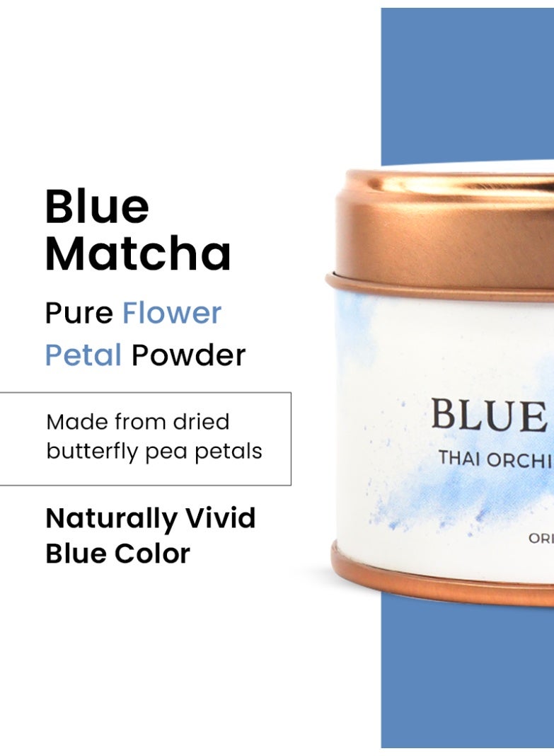 Tealand Matcha Blue Tea Butterfly Pea Tree Thai Orchid Flower Petal Powder 30g - Image 2